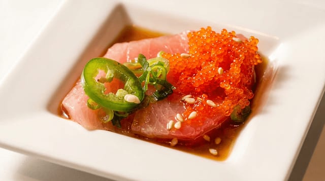 Hamachi Carpaccio.