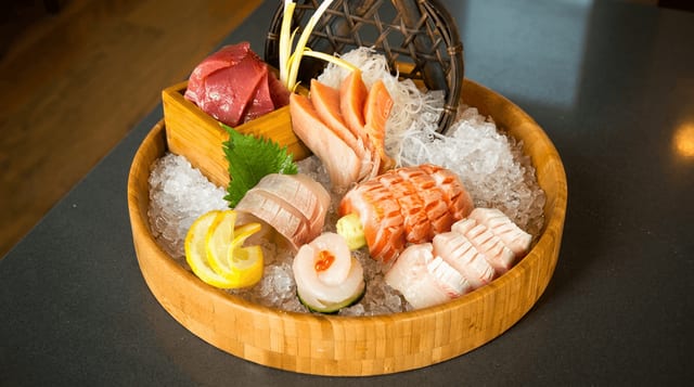 Assorted Sashimi.
